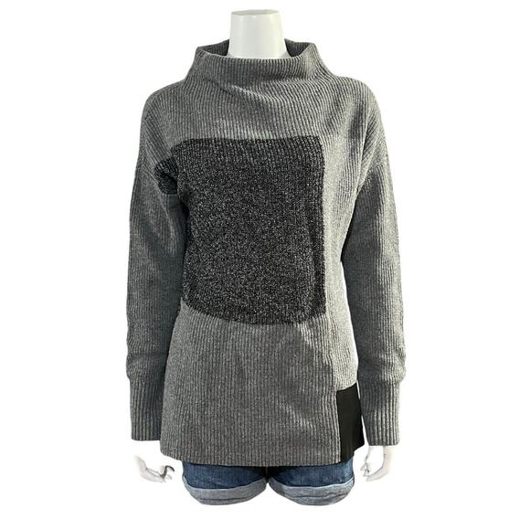 Lafayette 148 New York Womens Colorblock Mock Sweater Size Large - Picture 11 of 11